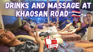 Khaosan Road Adventure | Drinks and Massage | Thailand Vlog