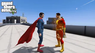 GTA 5 - Superman VS Shazam
