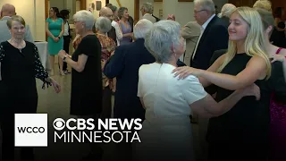 High school seniors throw prom for senior citizens