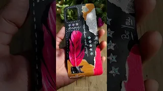 Decorating Aesthetic Journal theme phone case for her new phone | #shortvideo #shorts #ytshorts #diy