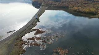 Камчатка, ЗАТО Вилючинск, мкр. Приморский, ул. Кронштадтская и ул. Приморская, октябрь 2022 г.