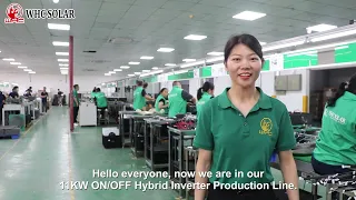 WHC Solar Inverter Production Line, A Best Solar Inverter Manufacturer.