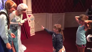 Meeting Anna and Elsa