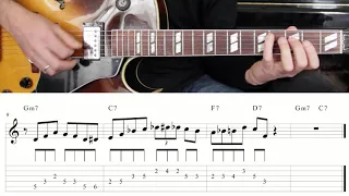 Bird Blues in F - Improvisation #2 - Jazz Guitar Solo