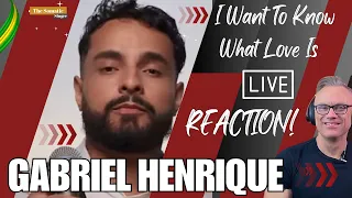 Gabriel Henrique sings I Want To Know What Love Is!!! INCREDIBLE!! TheSomaticSinger REACTS!!!
