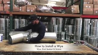 How-To Install a Wye - The Duct Shop