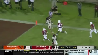 Oregon State vs Stanford insane ending full