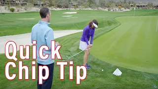 This chipping lesson for beginners helps your golf game.