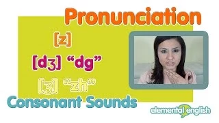 [dʒ] "dg" and [z] vs. [ʒ] "zh" |  English Pronunciation Lesson