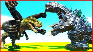 MECHA GODZILLA vs Dinosaur HYBRID Monsters! - Animal Revolt Battle Simulator