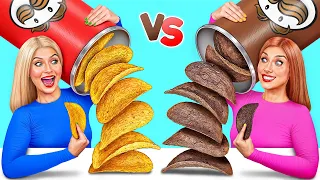 Schokolade vs Echtes Essen Challenge | Essensschlacht von Multi DO Challenge