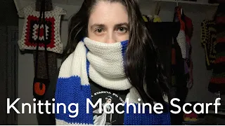 Basic Knitting Machine Scarf Tutorial
