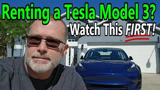 First Time RENTING or Driving a TESLA Model 3?  Everything You NEED to Know!