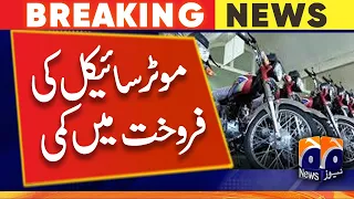 Motorcycle Sales record decline due to price hike - Geo News