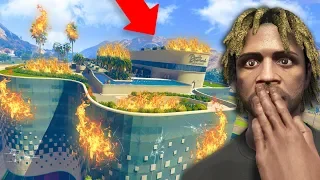 WE ACCIDENTALLY LIT THE CASINO ON FIRE! | GTA 5 THUG #283