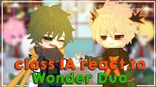 Class 1A+aizawa react to wonder duo||mha/bnha||manga spoiler||credits on description||by: kreyyluvv