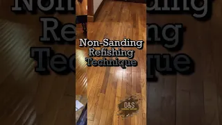 Refinish your wood floors without sanding