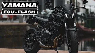 Yamaha MT07 ECU Flash Tune😱
