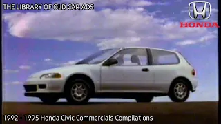 1992 - 1995 Honda Civic Commercials Compilations (Part 5)