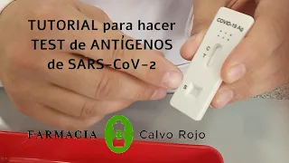 ¿Cómo hacer un test de antígenos de COVID19? Tutorial.