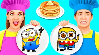 Творческий челлендж с блинчиками | Pancake Art Challenge #2 от HAHANOM Challenge