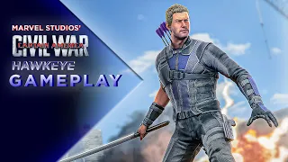 Marvel's Avengers - Gameplay Hawkeye Marvel Studios’ CA:CIVIL WAR Movie Outfit/Skin [PC 1440p 60FPS]