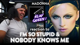 Madonna Reaction I'm So Stupid and Nobody Knows Me (YES!!!) | Dereck Reacts