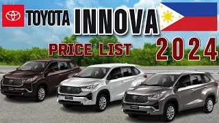 Toyota Innova Price and Specifications 2024