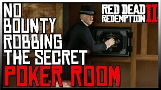 Red Dead Redemption 2 Secret Poker Room Robbery *FAST MONEY* NO BOUNTY