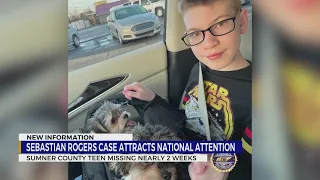 Search for Sebastian Rogers gaining national attention