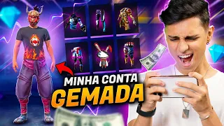 MOSTREI A CONTA MAIS RARA DO FREE FIRE!!