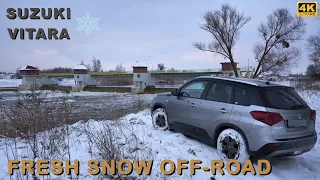 Suzuki Vitara - Off-Road in Fresh Snow – 4x4 4WD All-Grip