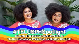 Watch Phoebe answer FAQs about allyship while transforming into a drag queen! 👑 #TELUSPHSpotlight