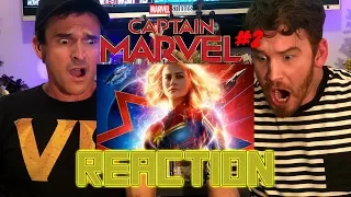 Marvel Studios' CAPTAIN MARVEL - Official TRAILER #2 REACTION!!!