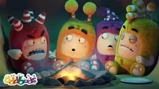 Campfire Spooky Stories | Oddbods Cartoons | Funny Cartoons For Kids