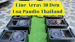 Paudio SNII-12MB, Line Array Bass 30, Treble PA BM750II