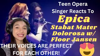 Teen Opera Singer Reacts To Epica - Stabat Mater Dolorosa w/ Floor Jansen