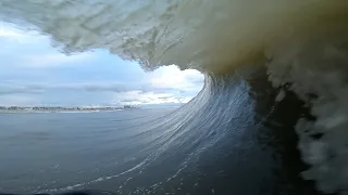 Surfing FRIGID New Jersey GOPRO