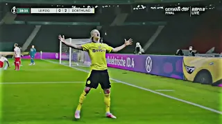 Haaland Celebration vs Leipzig UHD | DFB-Pokal Final | 4K UHD Haaland | Free Clip 4K | Clip For Edit