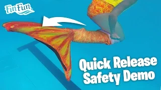 Learn the Mermaid Tail Quick Release Safety Method | Fin Fun Mermaid Tails