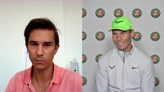 Rafael Nadal Interview for Eurosport (ES) / Media day at RG'20