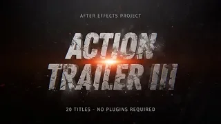 After Effects Template: Action Trailer III