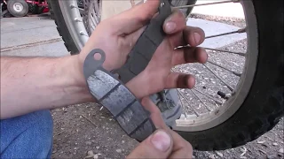 Easy CRF250L FRONT Brake Pad Replacement