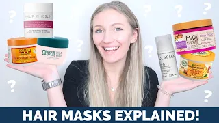 HAIR MASKS EXPLAINED | benefits? how often should you use a hair mask? best types?