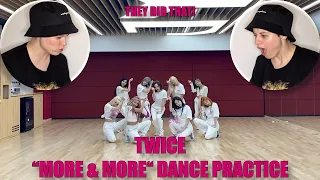Swiss Dancer Reacts to TWICE "More & More" Dance Practice