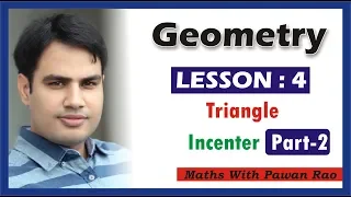 INCENTER OF TRIANGLES (Angle Bisector) Problems & Solutions for SSC Exams