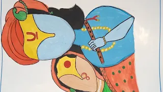 Radha Krishna ji drawing Part 2 | Easy drawing for kids | Kids   #Artby_ArtistAArti #radhakrishna