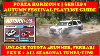 Forza Horizon 5 | How to FULLY Complete Autumn | Seasonal Tunes + Toyota 4Runner Unlock Series 5 FH5