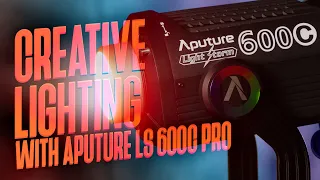 Aputure LS 600c Pro LED light — Creative lighting demo