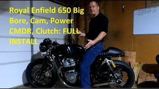 Royal Enfield Continental GT Big Bore 865, Cam, Clutch, Exhaust, Power Commander, FULL INSTALL